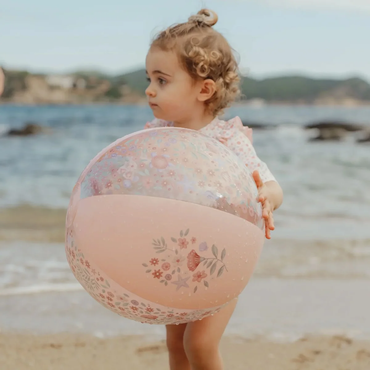 Pelota de Playa Rosa Dreamy Mermaid - Imagen 5