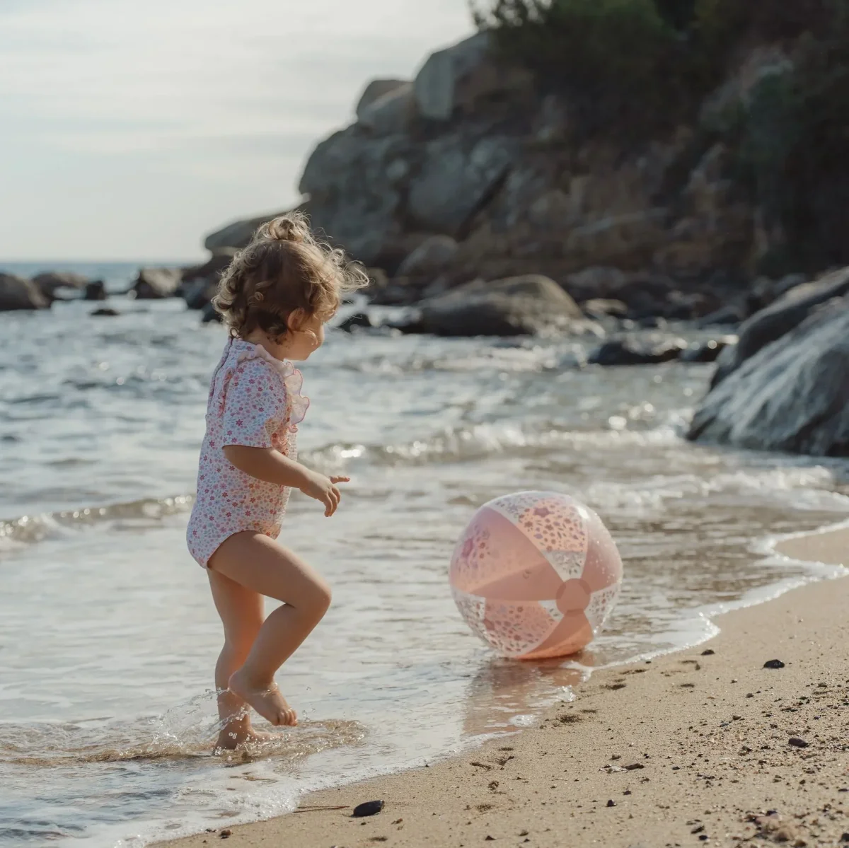 Pelota de Playa Rosa Dreamy Mermaid - Imagen 7