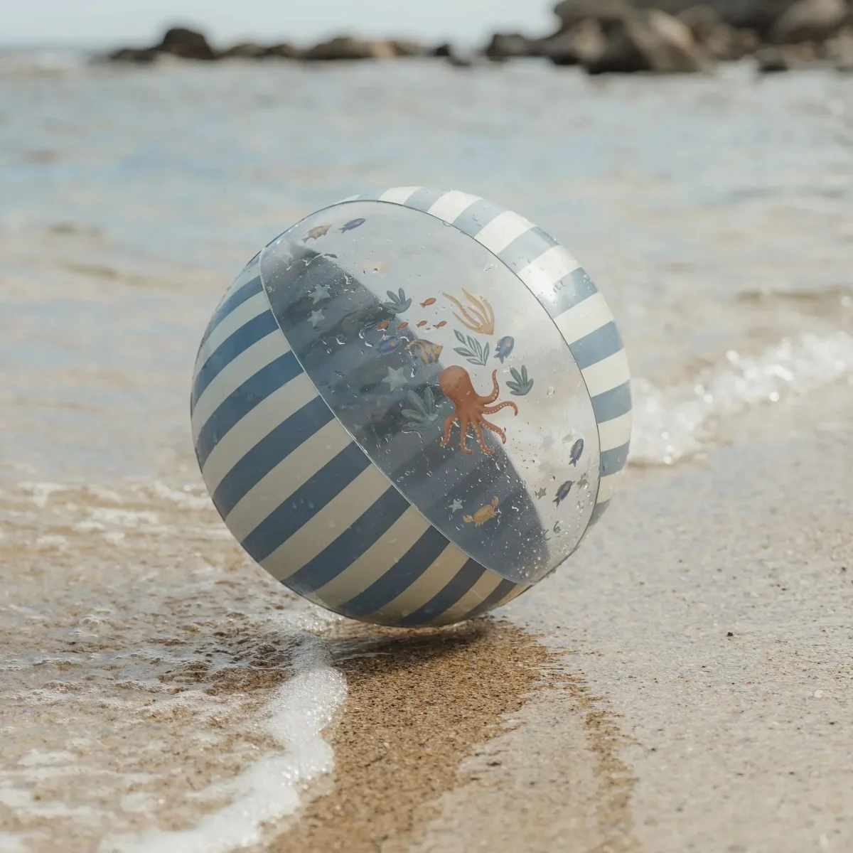 Pelota de Playa Azul Ocean World - Imagen 6