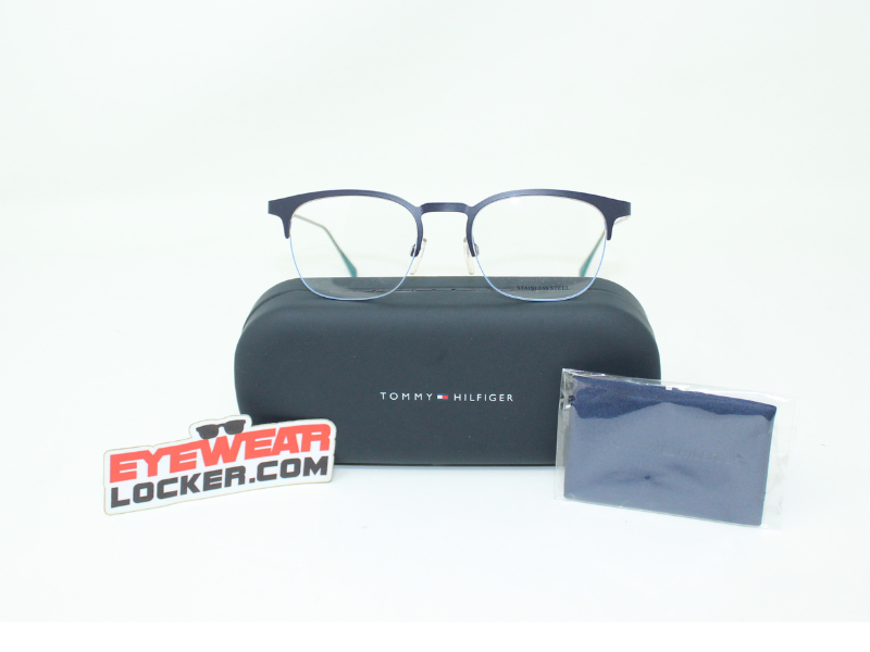 Tommy Hilfiger Clubmaster TH1385 QFY Blue - Imagen 5
