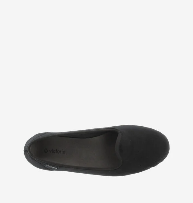 Oda Slipper Terciopelo Negro - Imagen 3