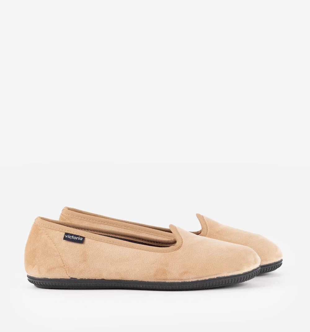 Oda Slipper Terciopelo Miel - Imagen 2