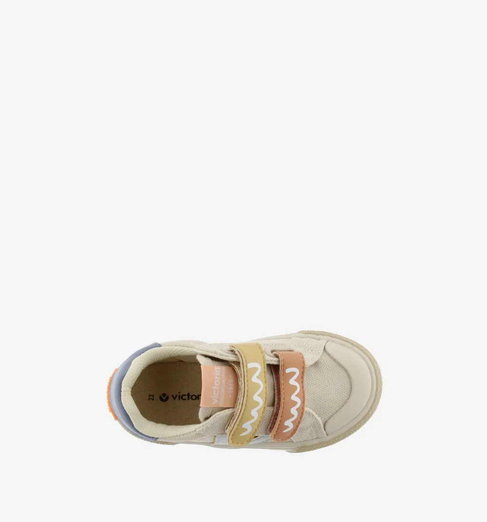 Zapatillas tribu tiras Print Multicolor Crudo - Imagen 3