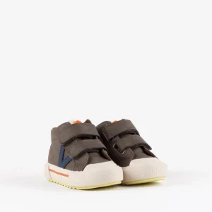 Botines Kaki suela flúor