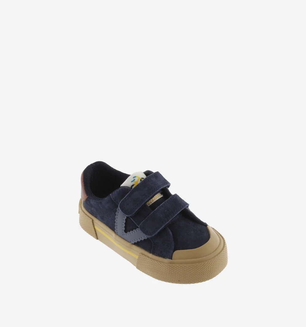 Zapatillas Tribu Tiras Serraje Marino - Imagen 3