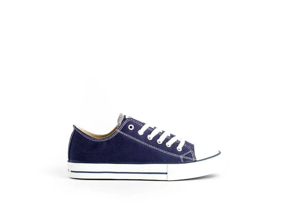 Zapatillas Tribu Basket Lona Azul Marino - Imagen 3