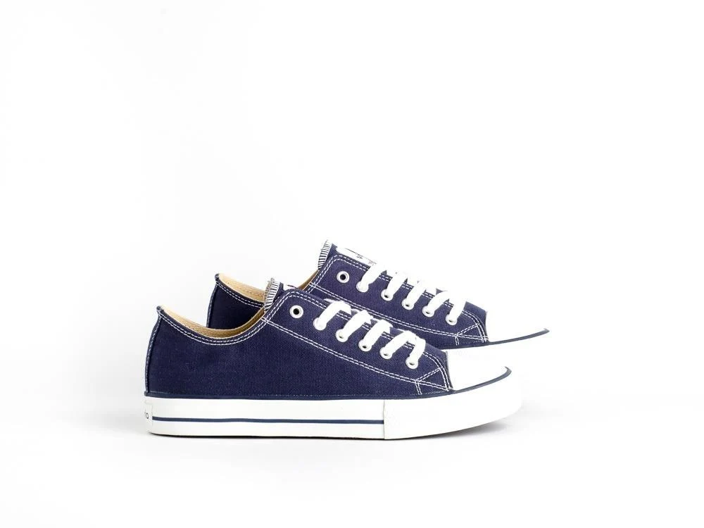 Zapatillas Tribu Basket Lona Azul Marino