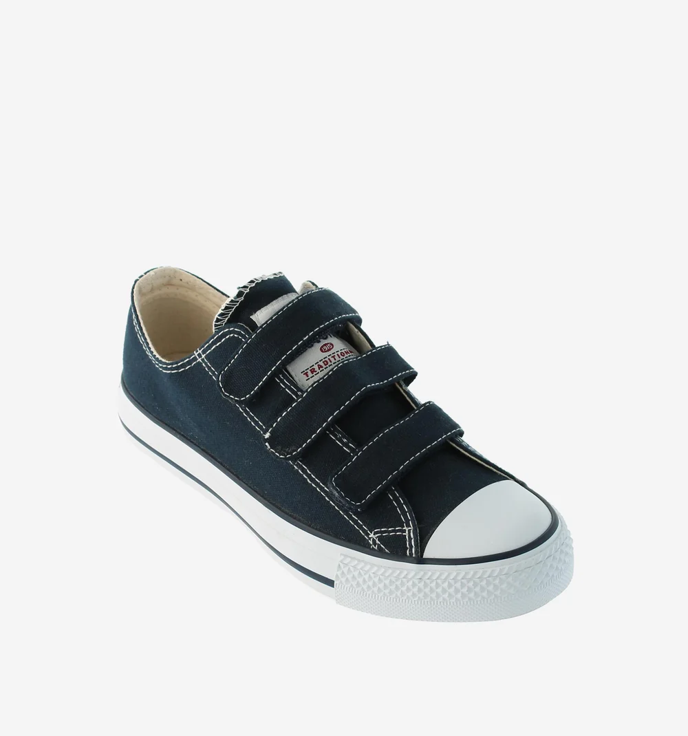 Zapatillas Tribu Basket Velcro Lona Azul - Imagen 2