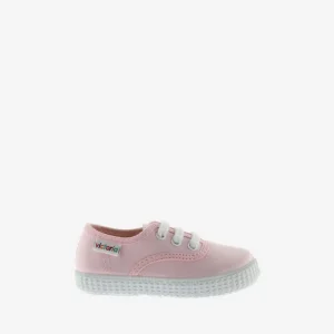 Zapatillas Lona Rosa