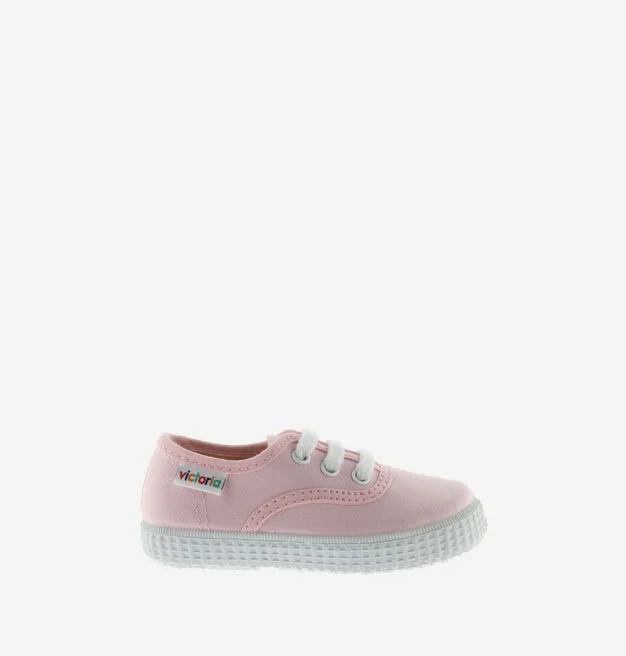Zapatillas Lona Rosa