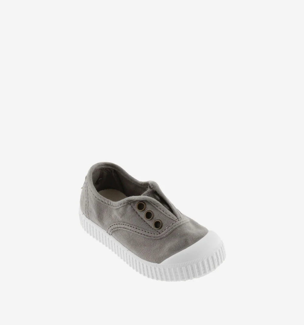 Zapatillas lona gris - Imagen 5
