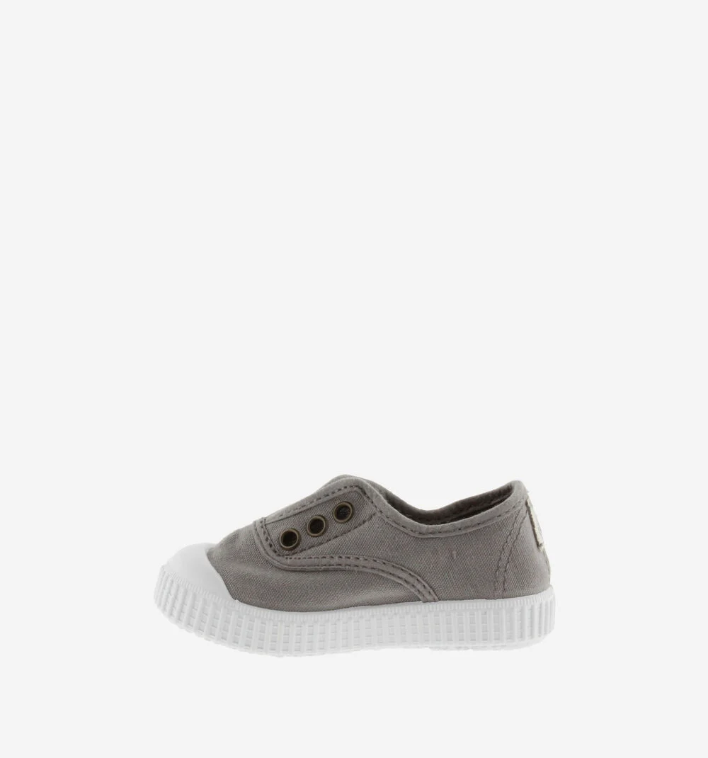 Zapatillas lona gris - Imagen 3