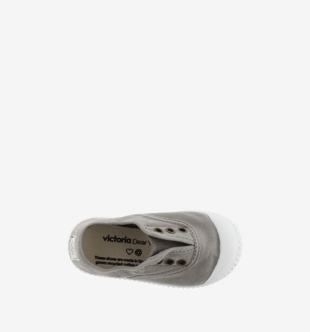 Zapatillas lona gris - Imagen 6