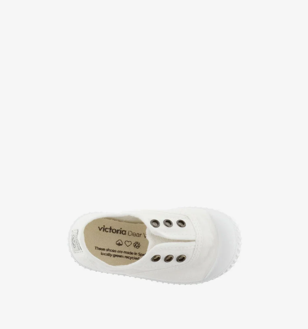 Zapatillas lona blancas - Imagen 3