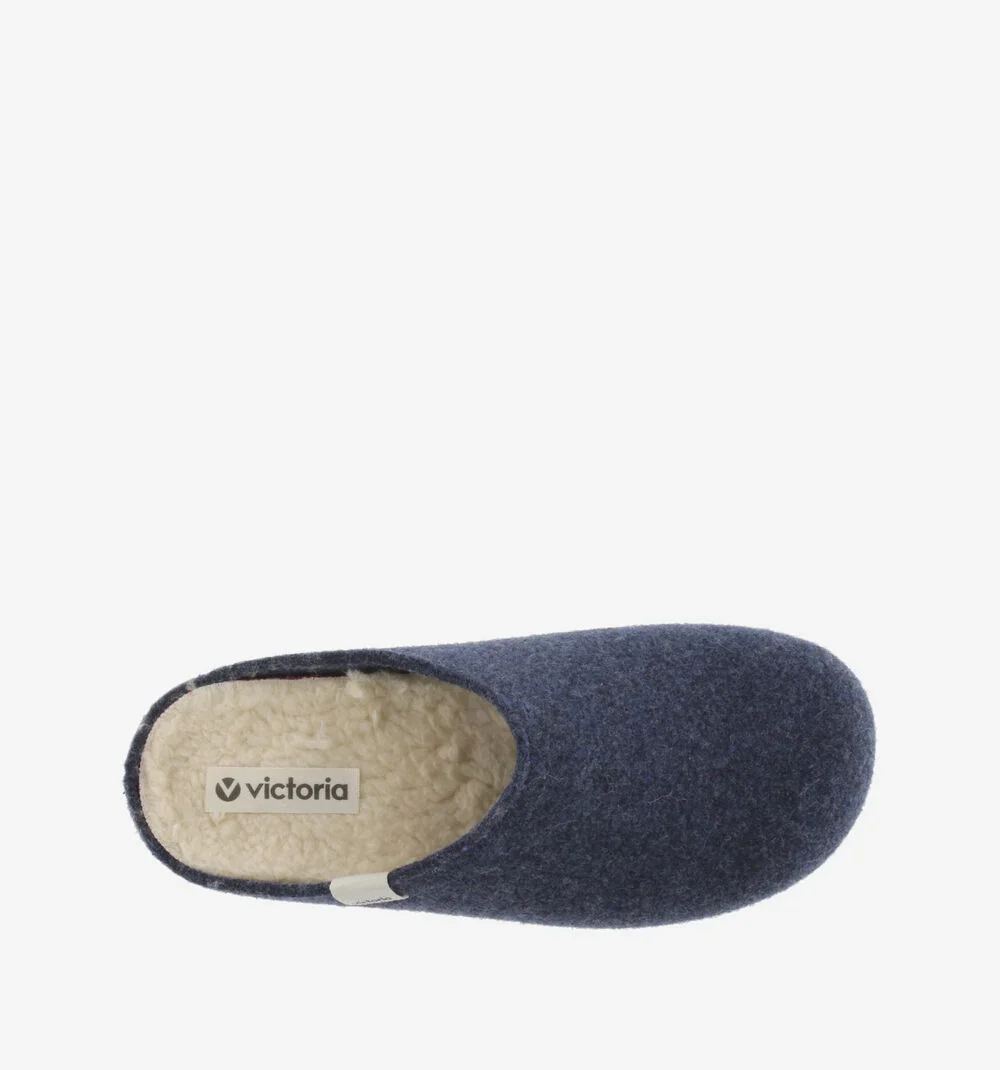 Zapatillas Fieltro Azul - Imagen 4