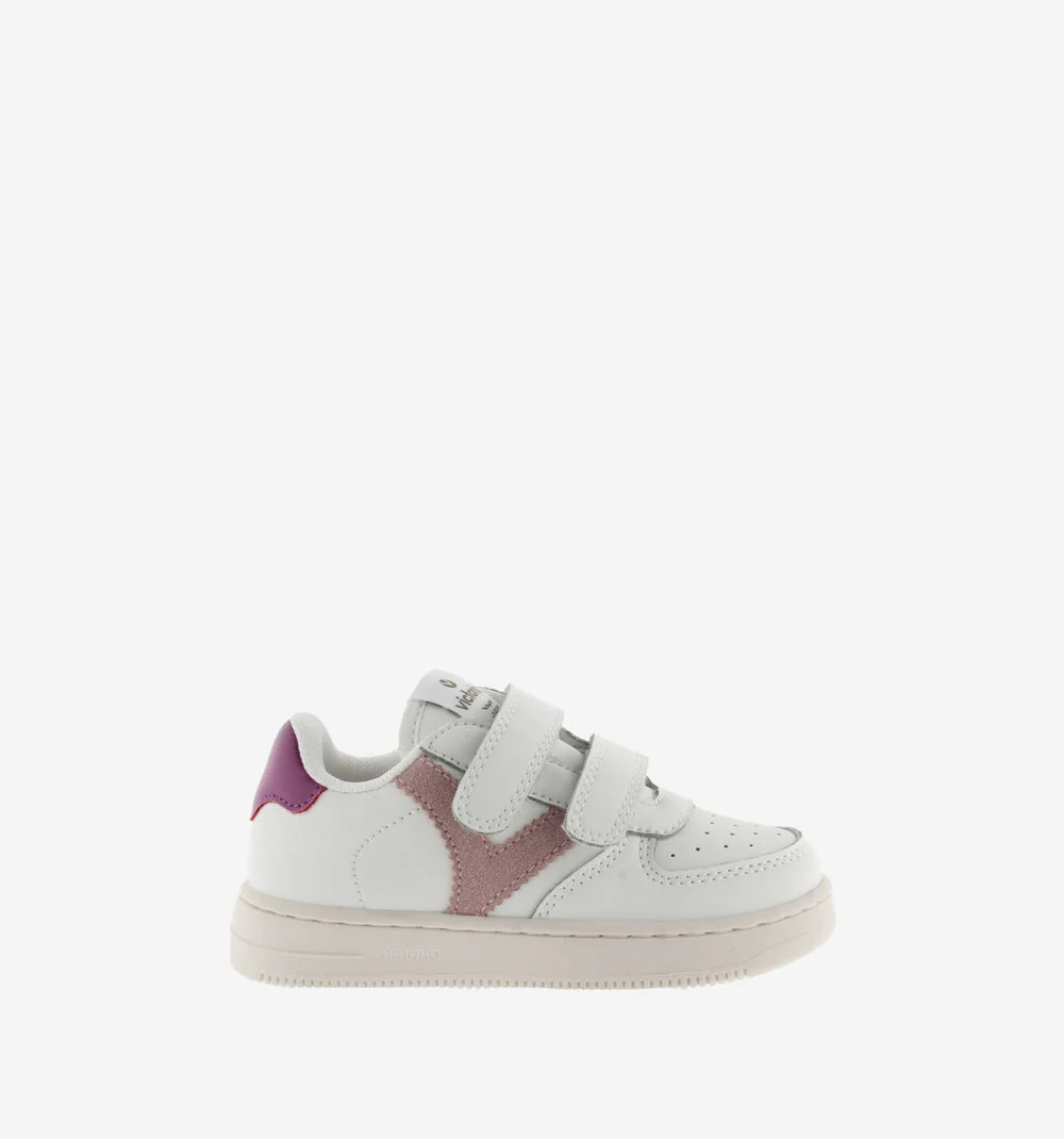 Zapatillas Tiras Contraste Rosa
