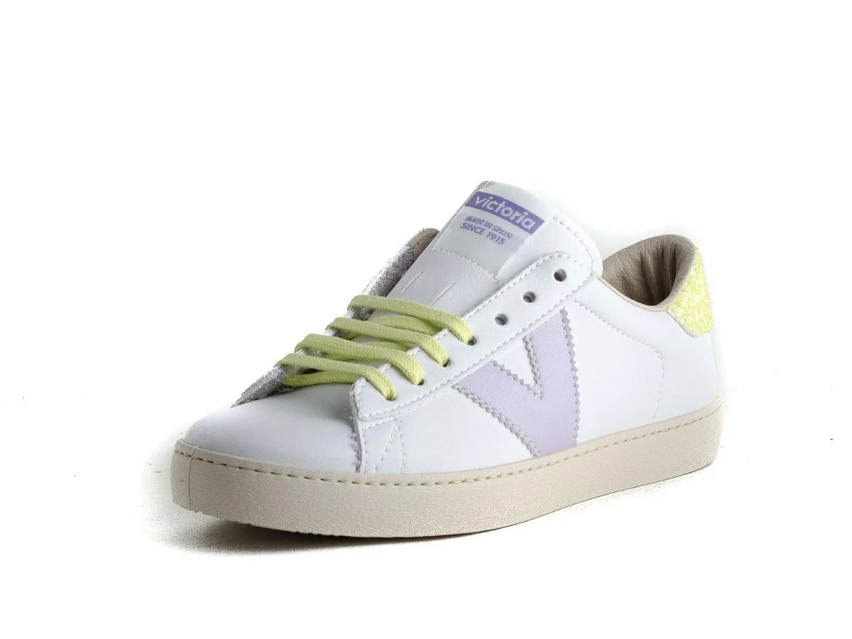 Zapatillas Berlin ciclista Amarillo y Lila - Imagen 5