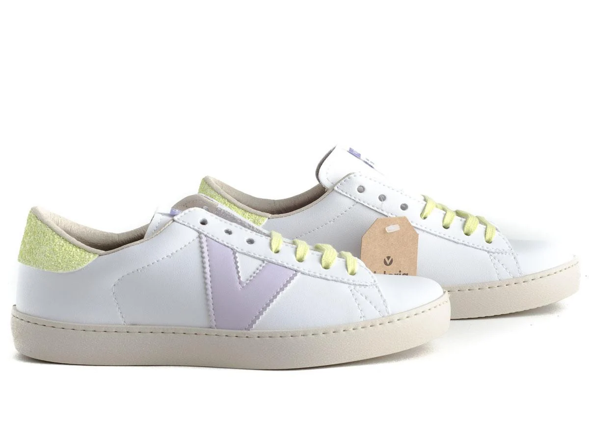 Zapatillas Berlin ciclista Amarillo y Lila