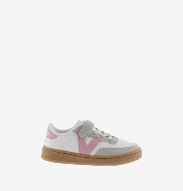 Zapatillas Oslo Tira Efecto Piel & Color Rosa