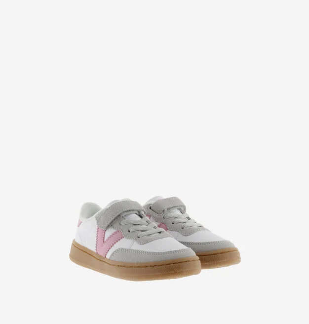 Zapatillas Oslo Tira Efecto Piel & Color Rosa - Imagen 3