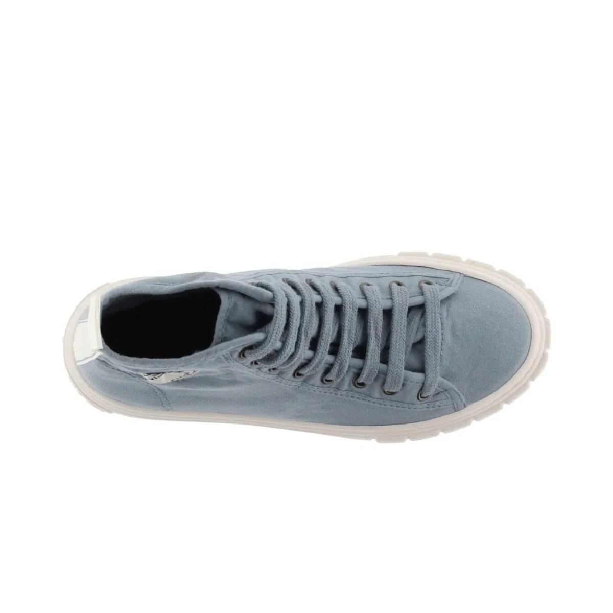 Zapatillas Abril Botín Lona Azul - Imagen 3