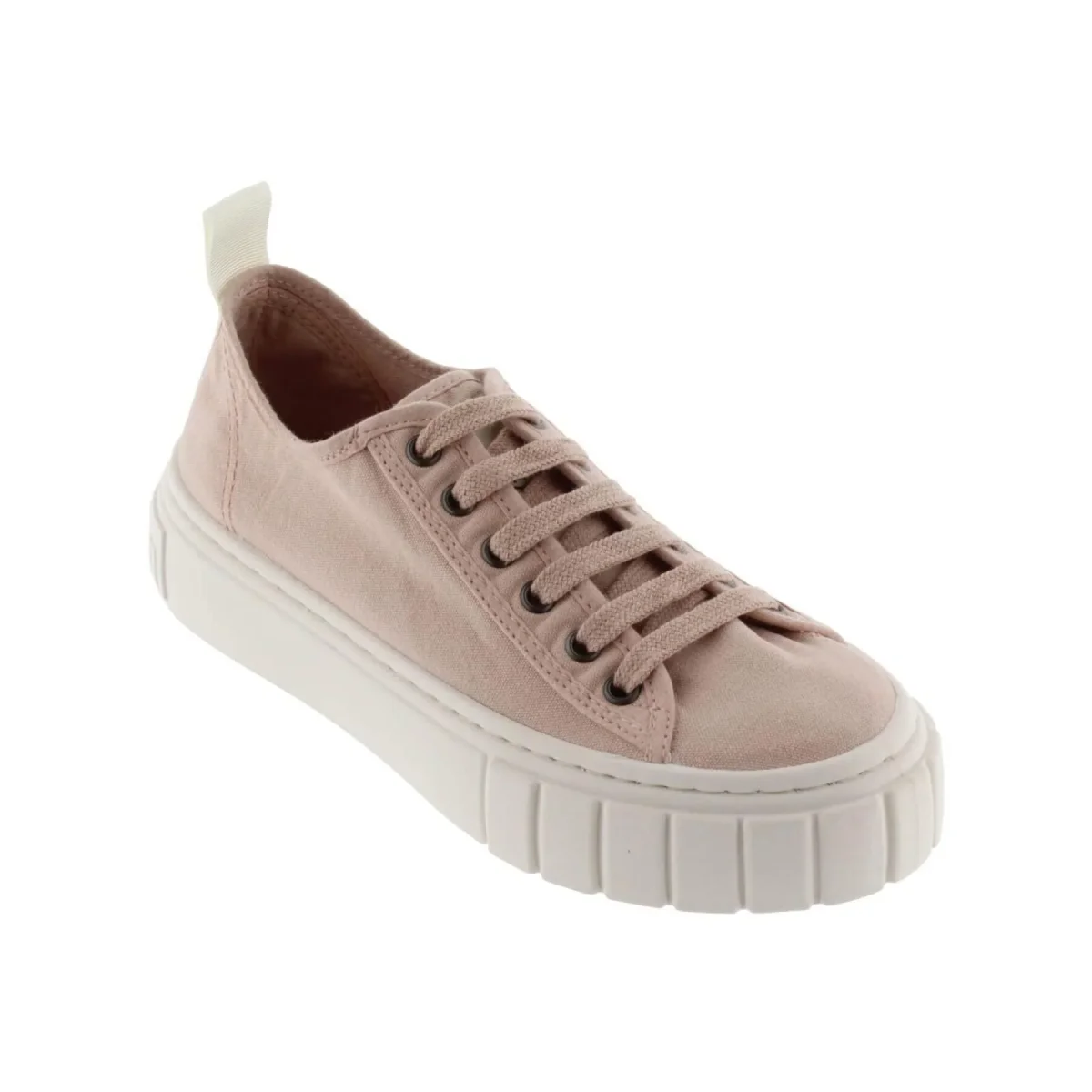 Zapatillas Abril Lona Rosa - Imagen 2