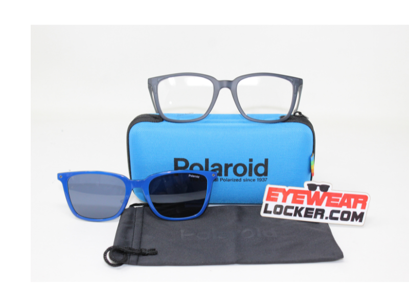 Polaroid PDL 6136/CS Con clip Azul Polarizadas - Imagen 9