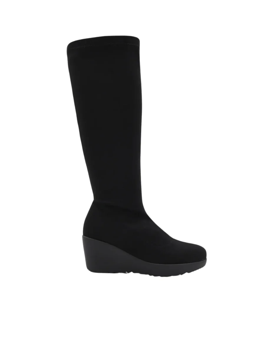 BOTA ALTA NEGRA CON CUÑA DE NYREX - Imagen 4
