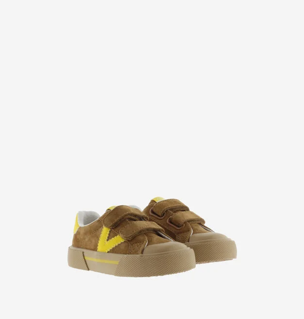 Zapatillas Tribu Horma Ancha Serraje & Contraste Cuero