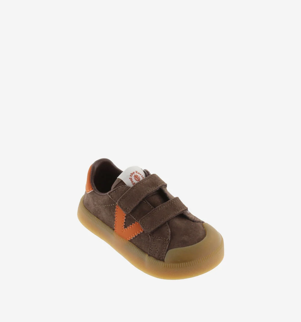 Zapatillas Barefoot Tiras Serraje Marrón - Imagen 3