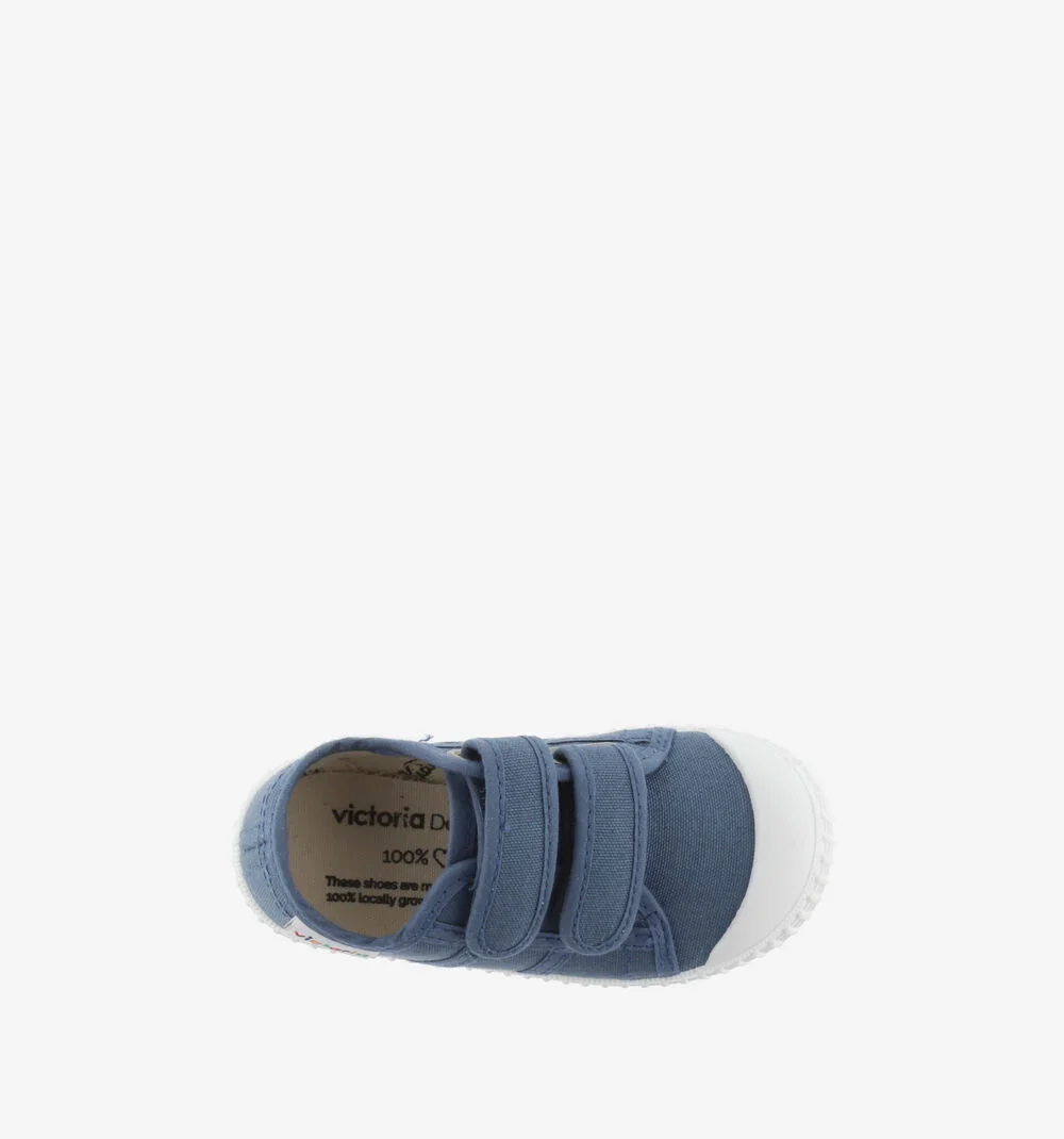 Zapatillas tiras lona Jeans - Imagen 6
