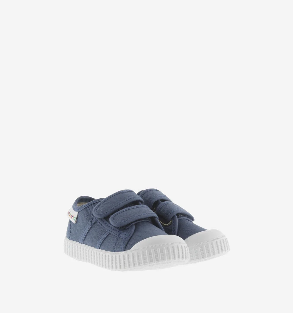 Zapatillas tiras lona Jeans - Imagen 2