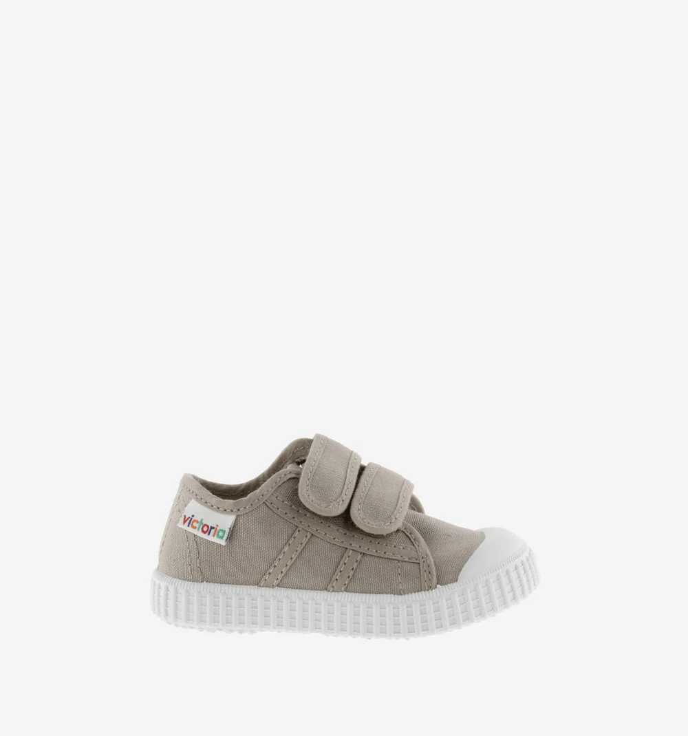 Zapatillas tiras lona Beige - Imagen 5