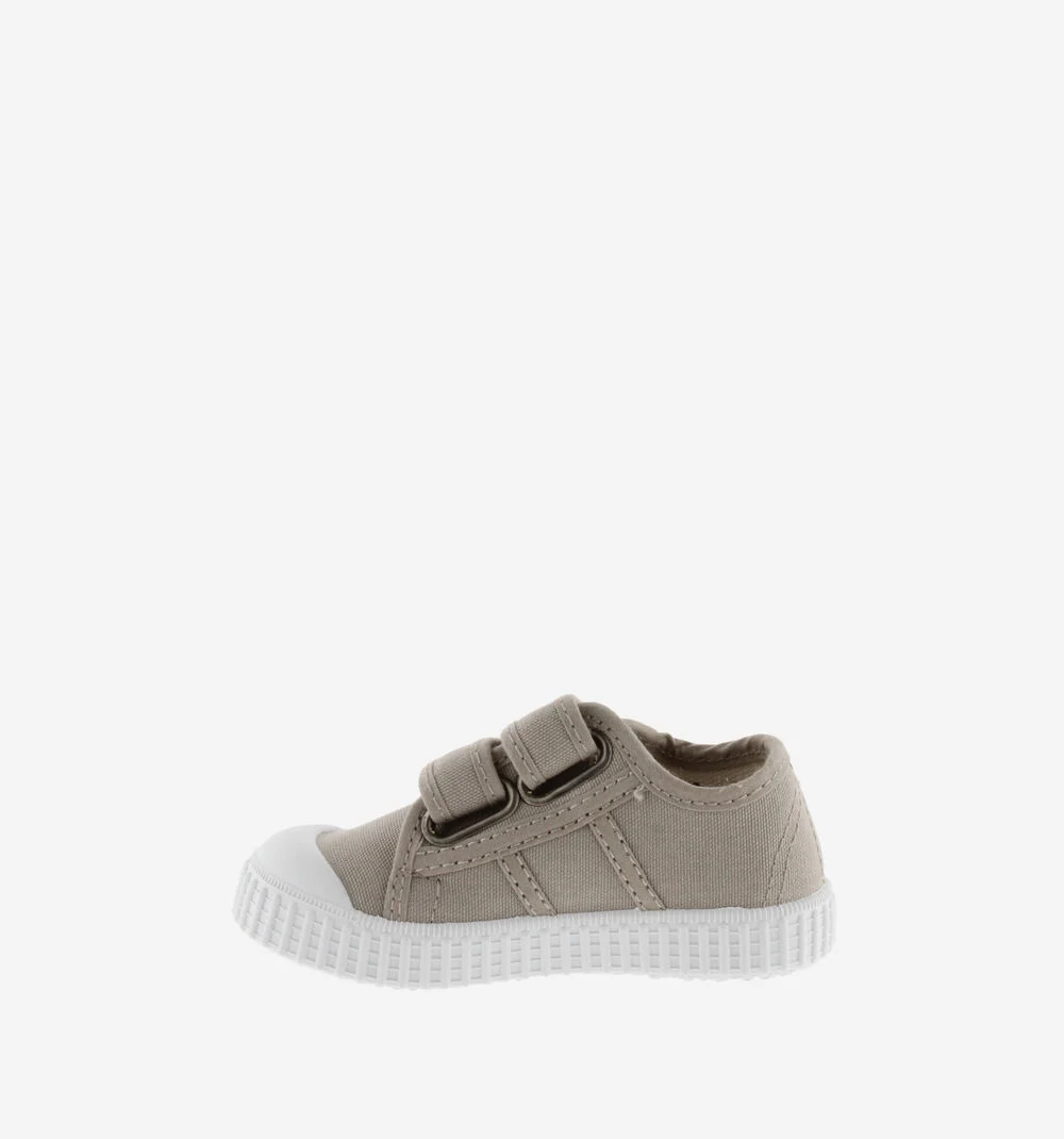 Zapatillas tiras lona Beige - Imagen 3