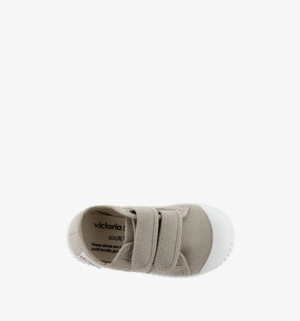 Zapatillas tiras lona Beige - Imagen 6