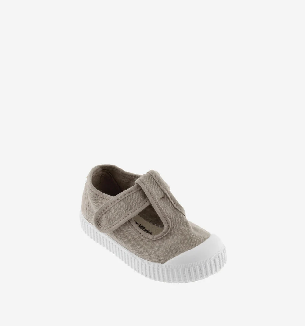 Sandalia lona Beige - Imagen 4