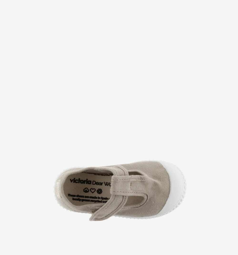 Sandalia lona Beige - Imagen 6