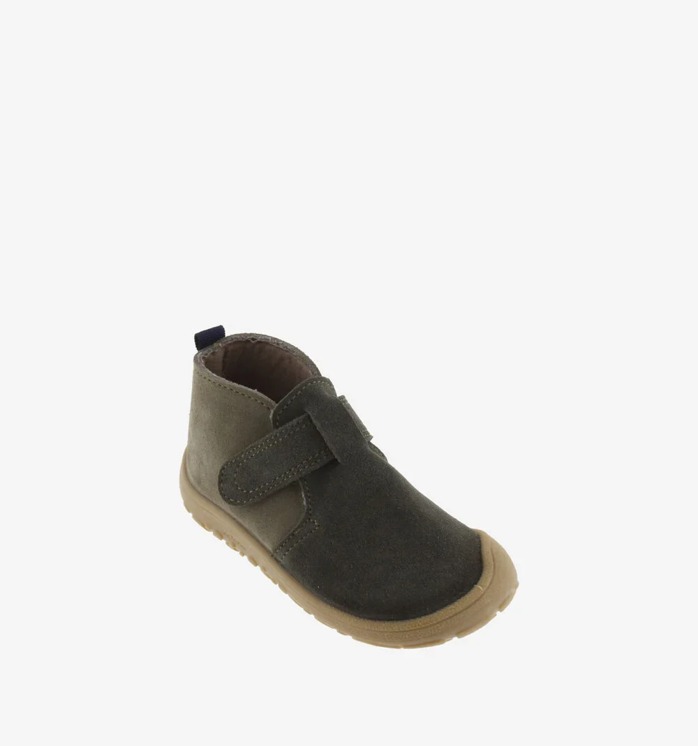 Barefoot Botín Serraje Kaki - Imagen 3