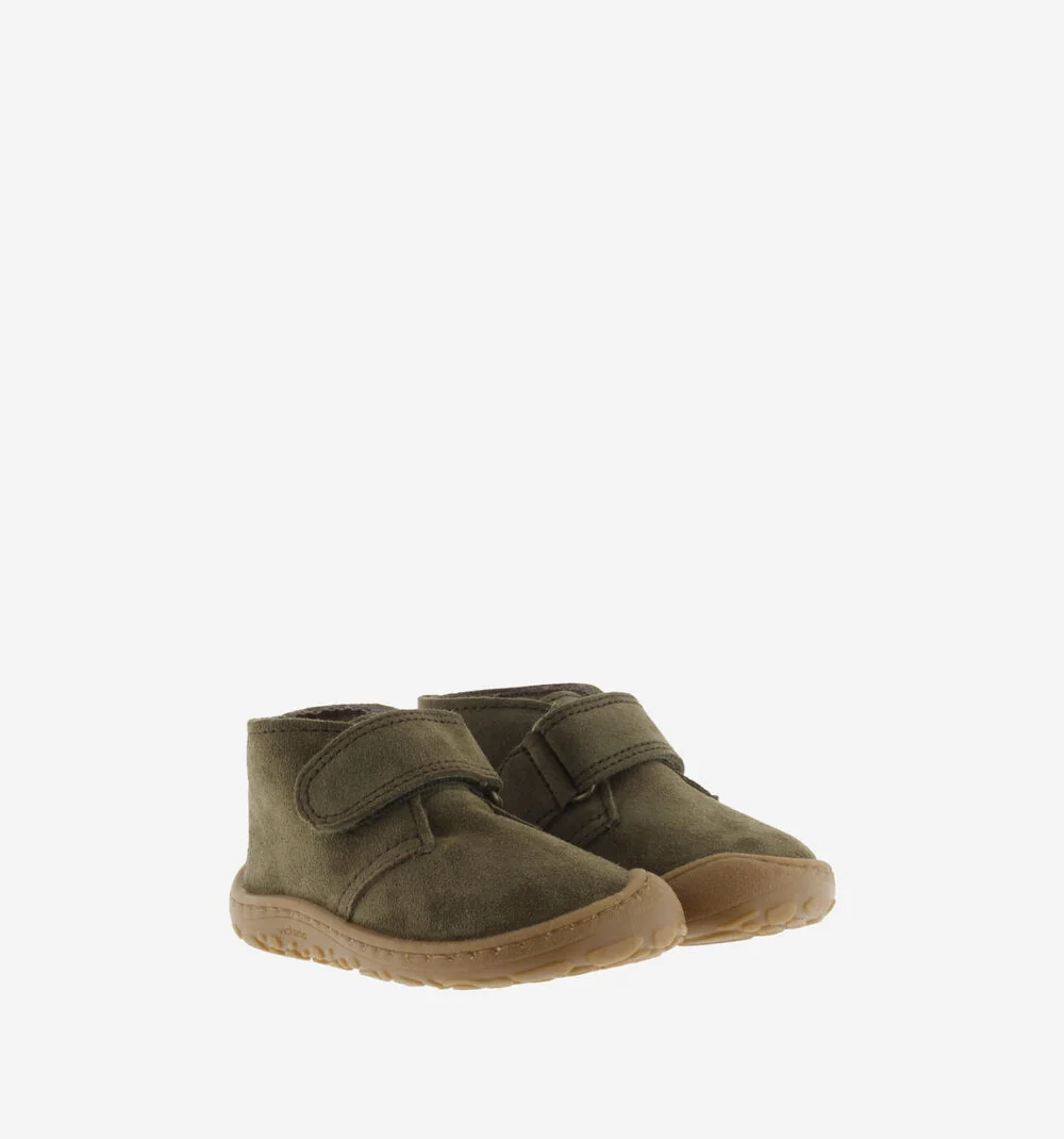 Barefoot Botín Serraje Kaki - Imagen 6