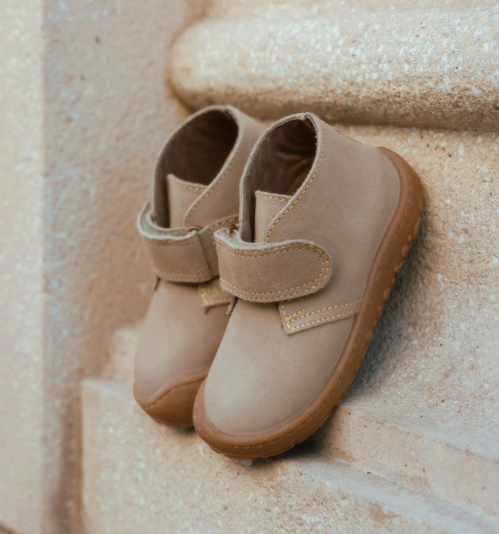 Barefoot Botín Serraje Taupe - Imagen 7