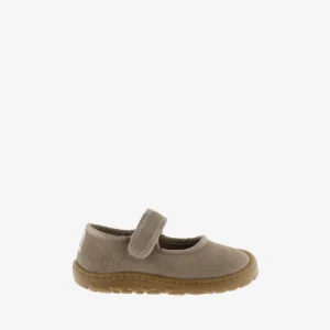 Merceditas Barefoot Serraje Taupe