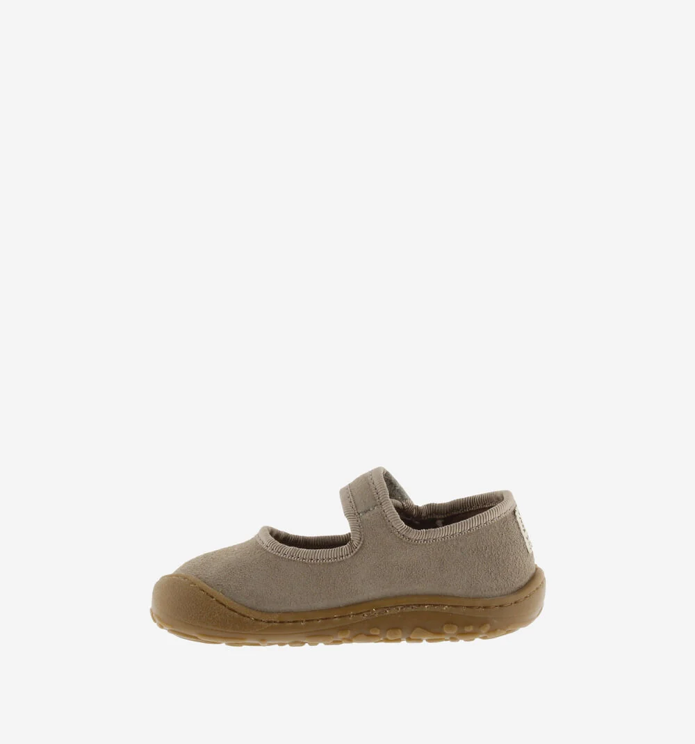 Merceditas Barefoot Serraje Taupe - Imagen 4