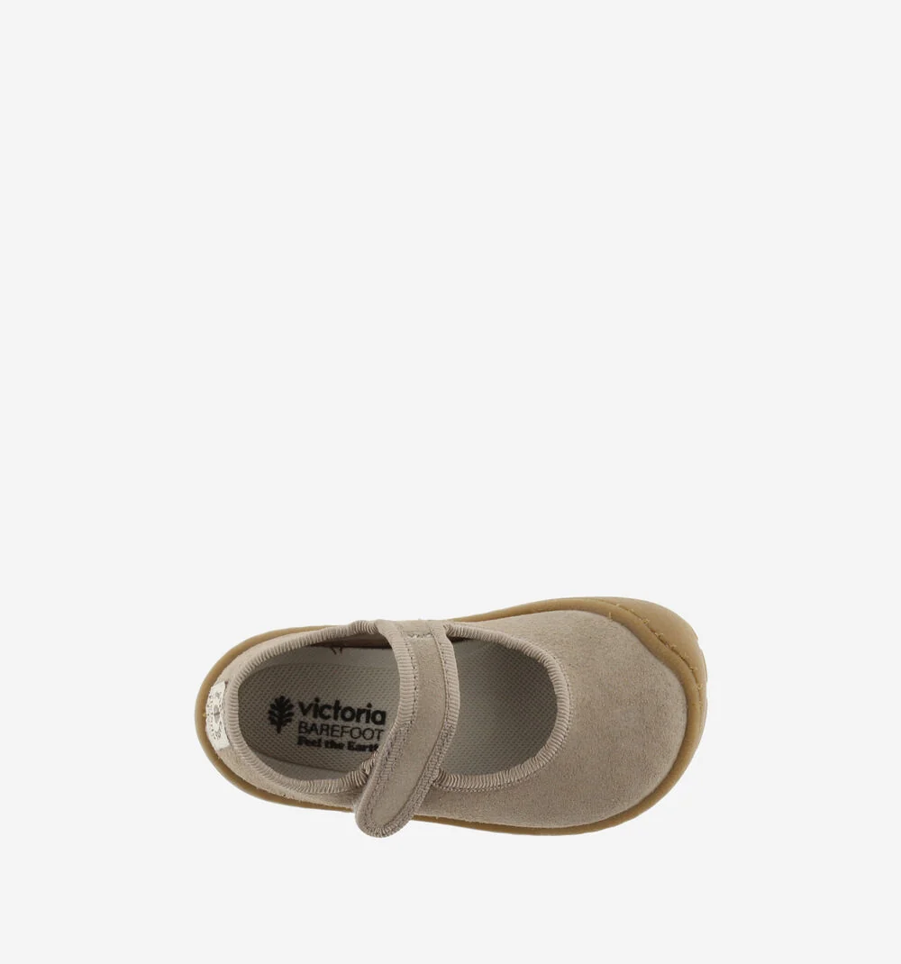 Merceditas Barefoot Serraje Taupe - Imagen 5