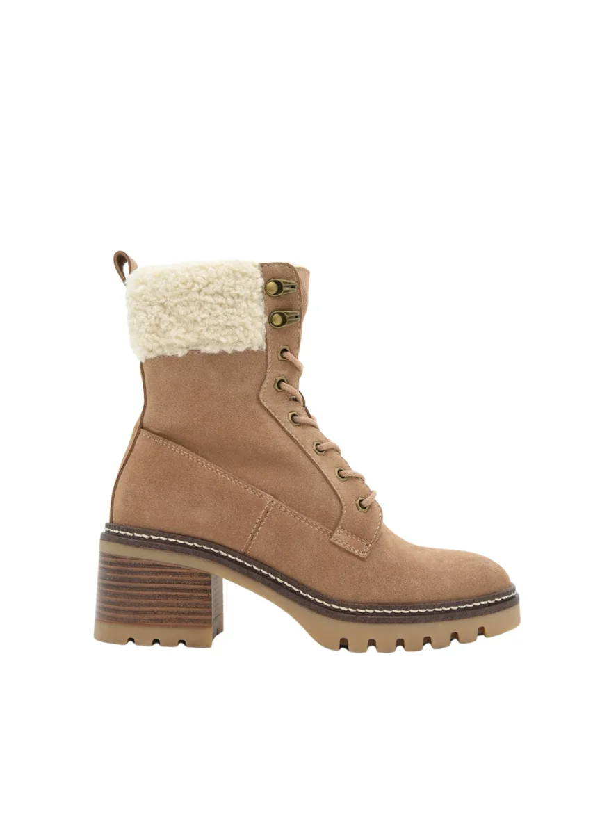 BOTINES MOCHA CON FORRO DE BORREGUITO DE NYREX - Imagen 4
