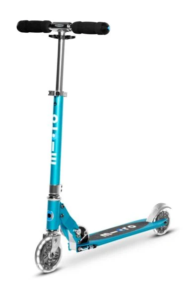 Patinete Micro Sprite Azul Océano Led