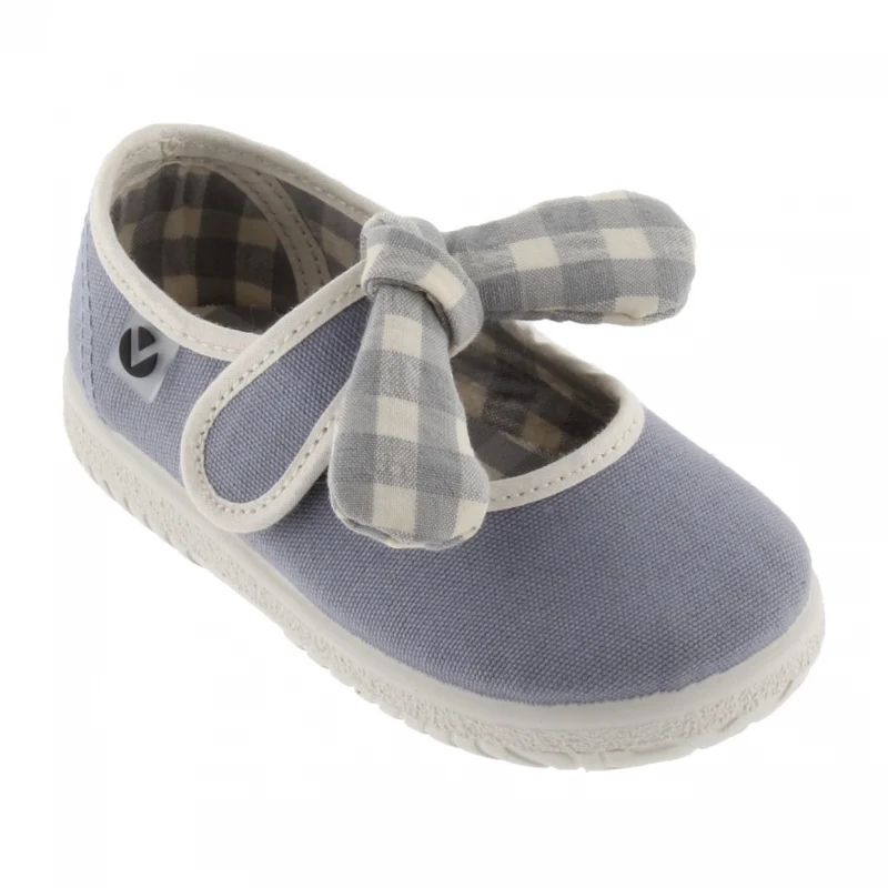 Zapatillas Ojalá Pañuelo Vichy Azul - Imagen 3