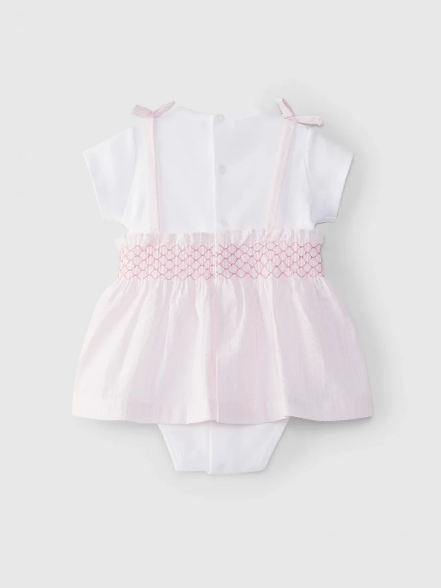 Body-vestido vichy rosa - Imagen 3