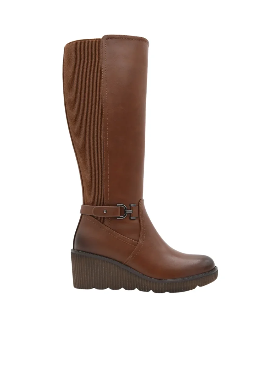 BOTA ALTA MARRÓN CON HEBILLA DE NYREX - Imagen 4