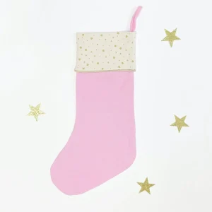 Calcetín de Navidad rosa