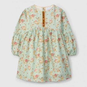 Vestido Floral Con Detalles Encaje
